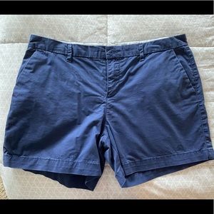 Old Navy, navy chino shorts. Size 10